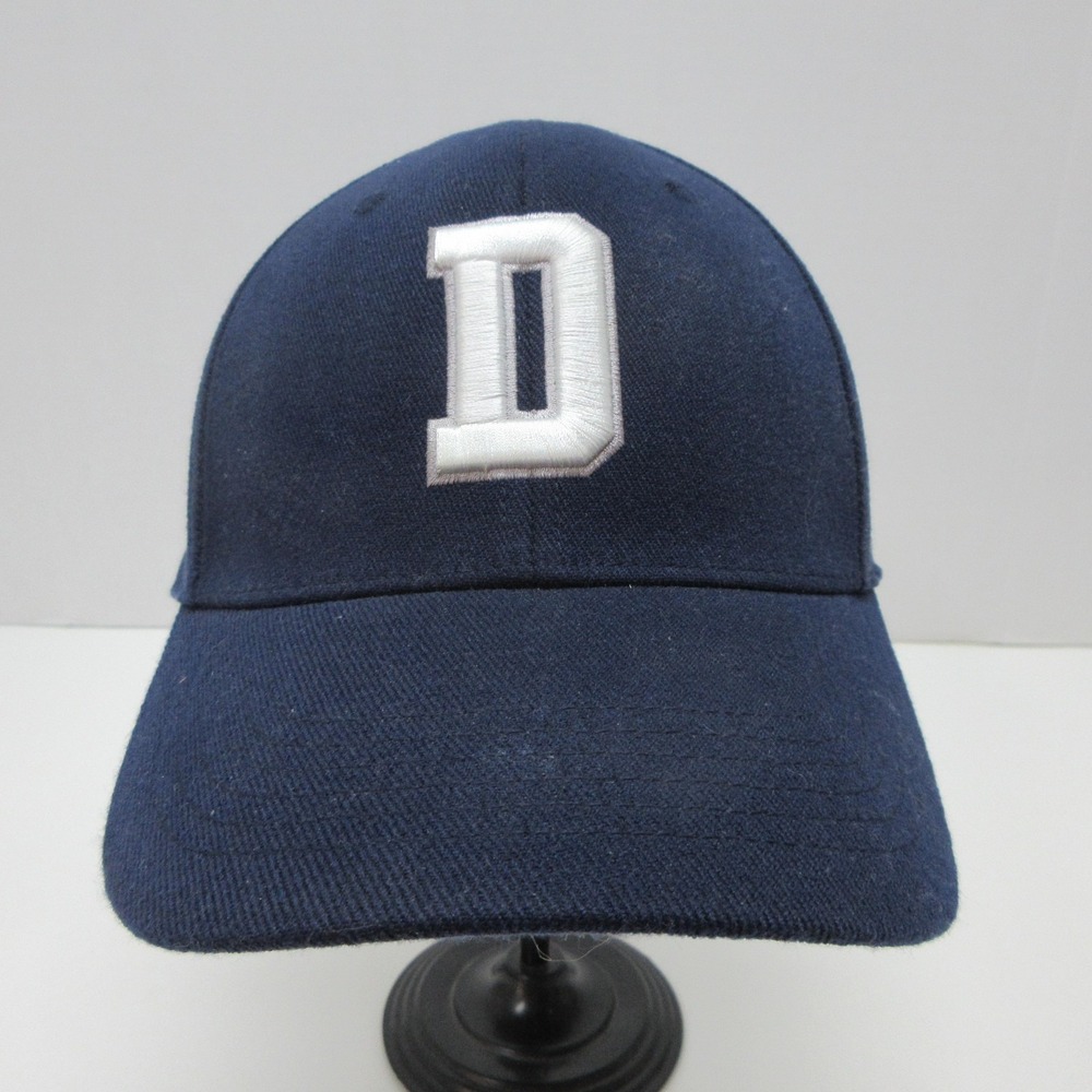 Dallas Cowboys Hat Cap Fitted Mens Medium Blue NFL Football D Logo Authentic